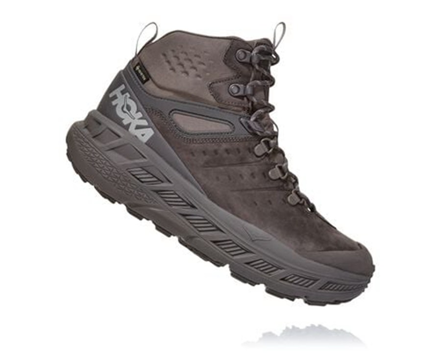 Hoka One One Turisticke Topanky Panske Hnede - Stinson Mid GORE-TEX - 43802-JRWE